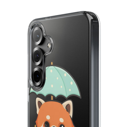 Kawaii Red Panda Clear Impact-Resistant Case