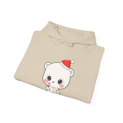 Christmas Polar Bear Hoodie for Cozy Holiday Cheer