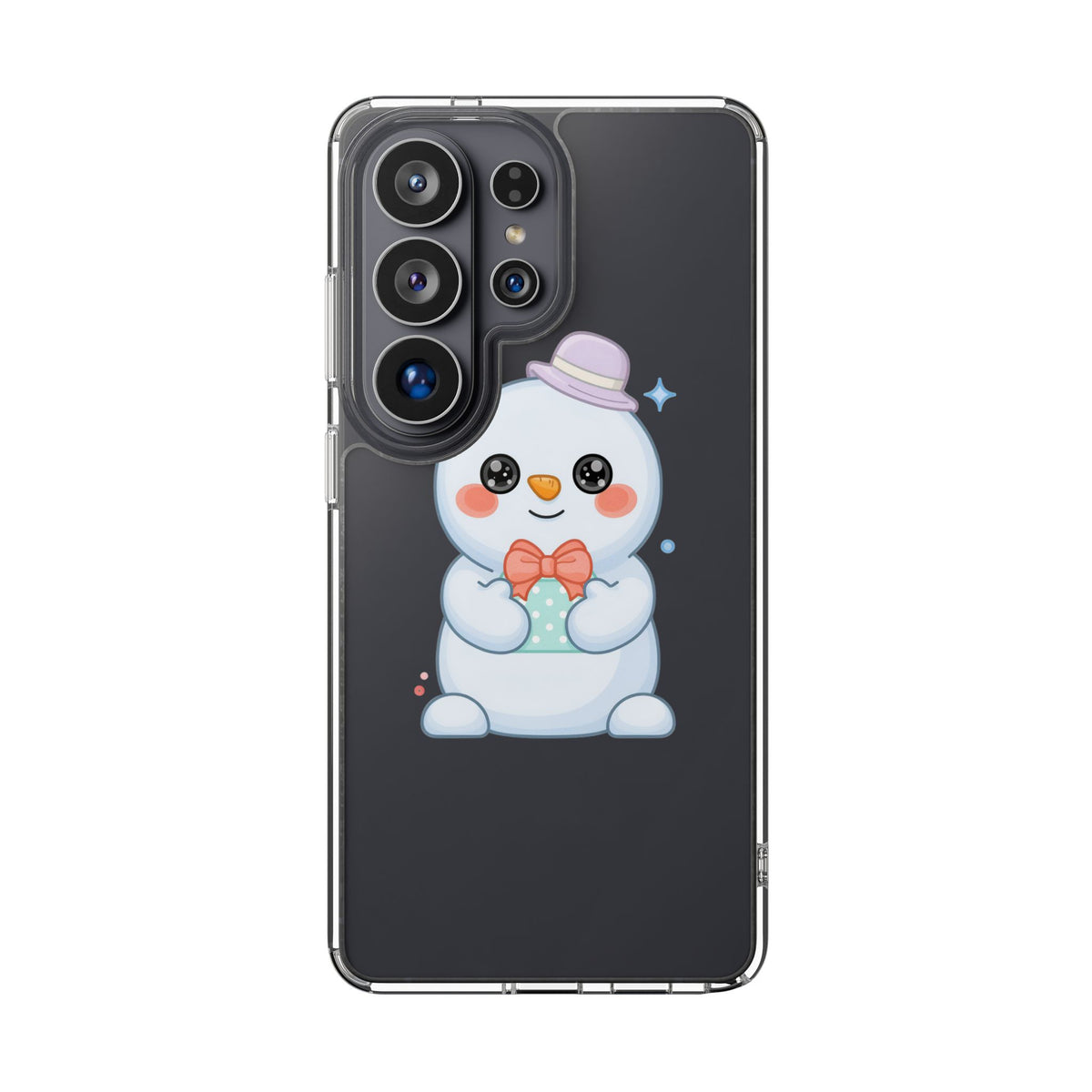 Kawaii Snowman Phone Case for Cheerful Winter Days