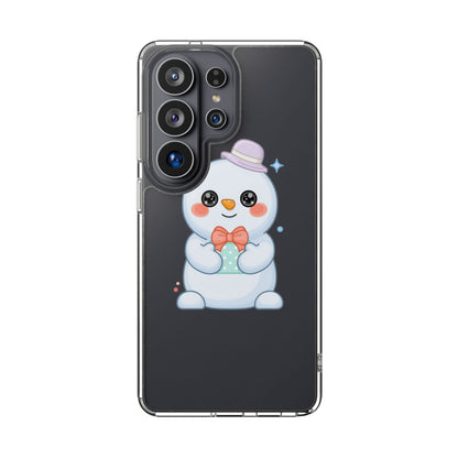 Kawaii Snowman Phone Case for Cheerful Winter Days