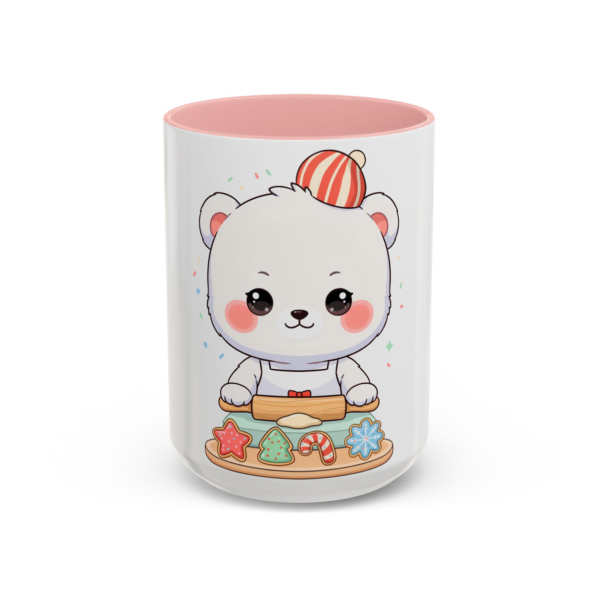 Christmas Cookie Polar Bear Accent Coffee Mug