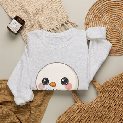 Kawaii Snowman Sweatshirt for Cozy Winter Days