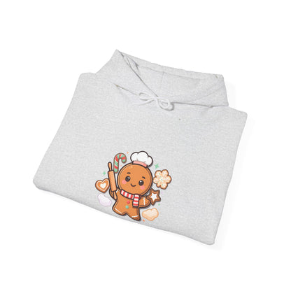 Kawaii Gingerbread Hoodie for Christmas Cookie Baking