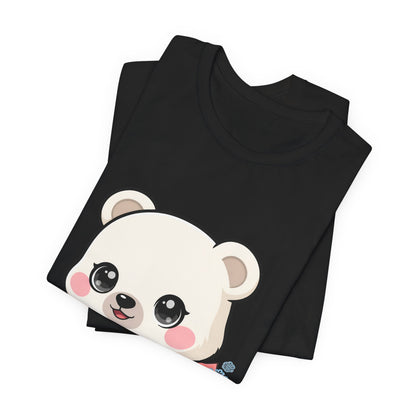Kawaii Ice Skating Polar Bear Tee for Winter Gift Giving
