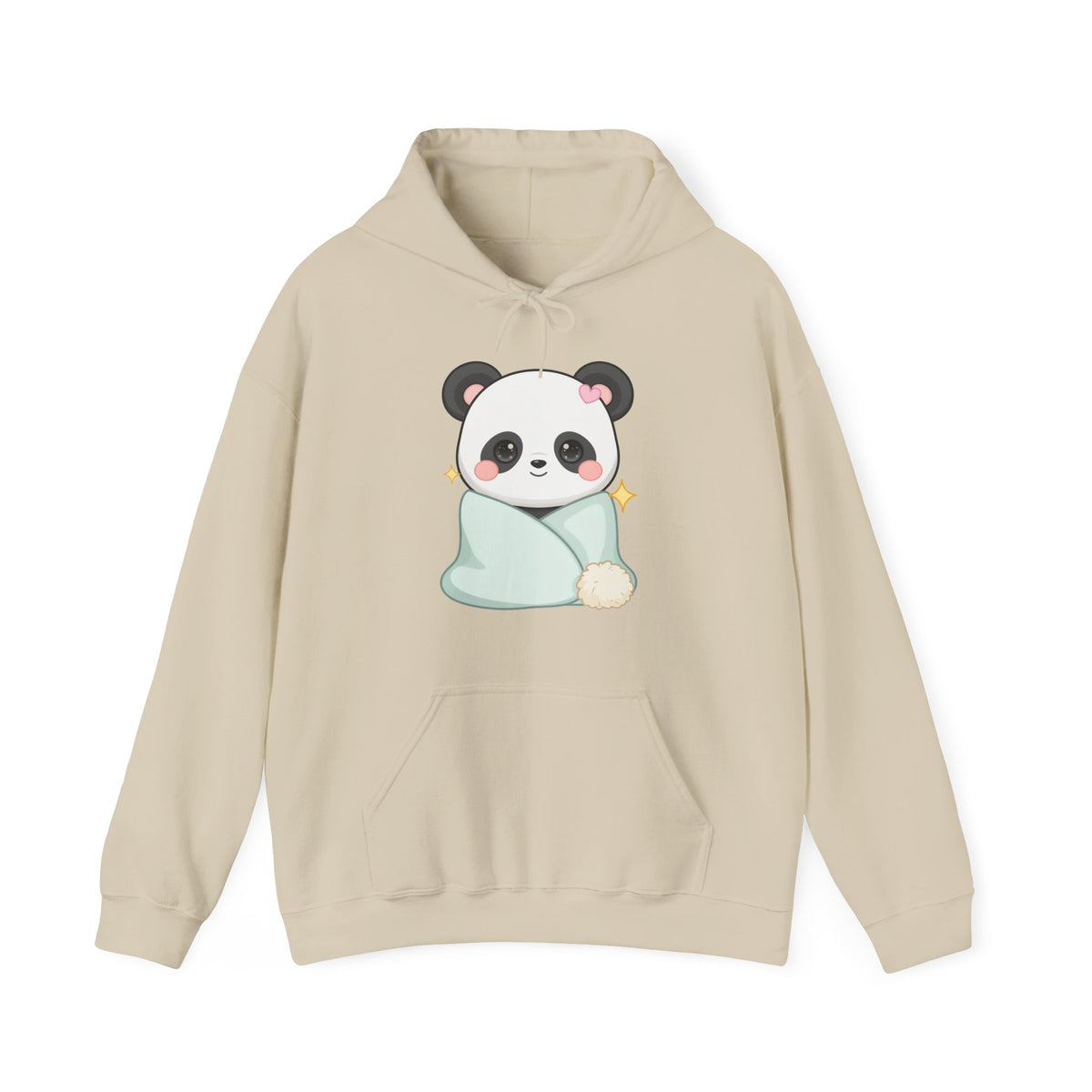 Kawaii Panda Hoodie, Cozy Chibi Animal Sweatshirt