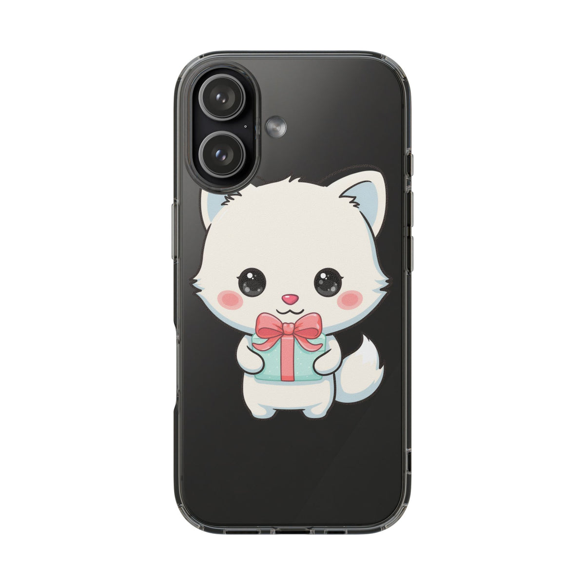 Kawaii Arctic Fox Phone Case with Gift