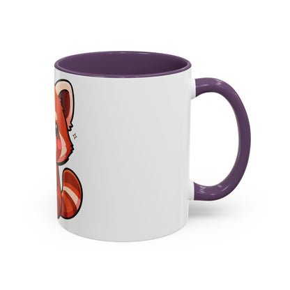 Kawaii Red Panda Accent Coffee Mug for Creative Days