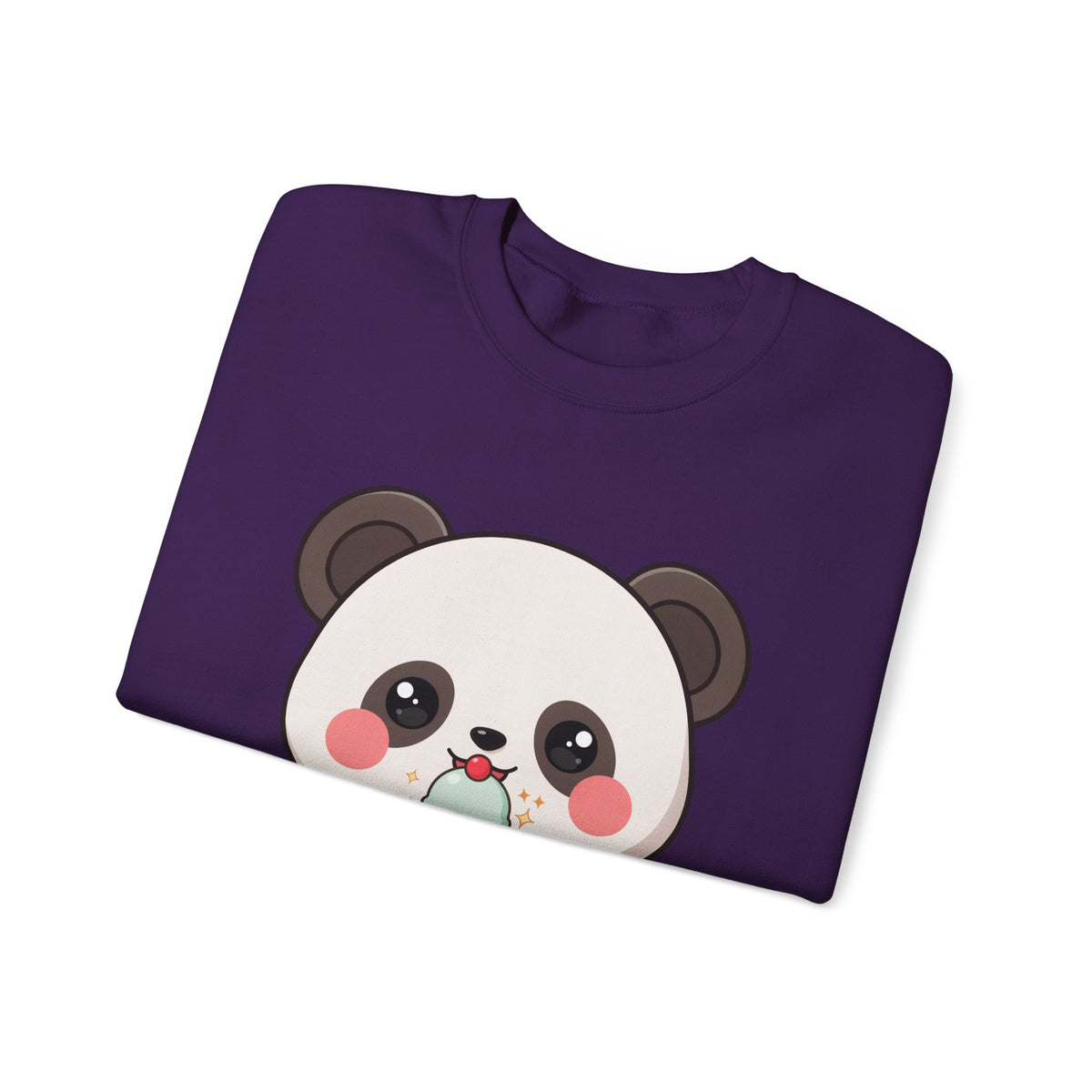 Kawaii Panda Sweatshirt – Cute Ice Cream Crewneck