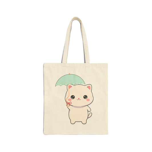 Kawaii Cat Tote Bag for Cute Cat Lovers