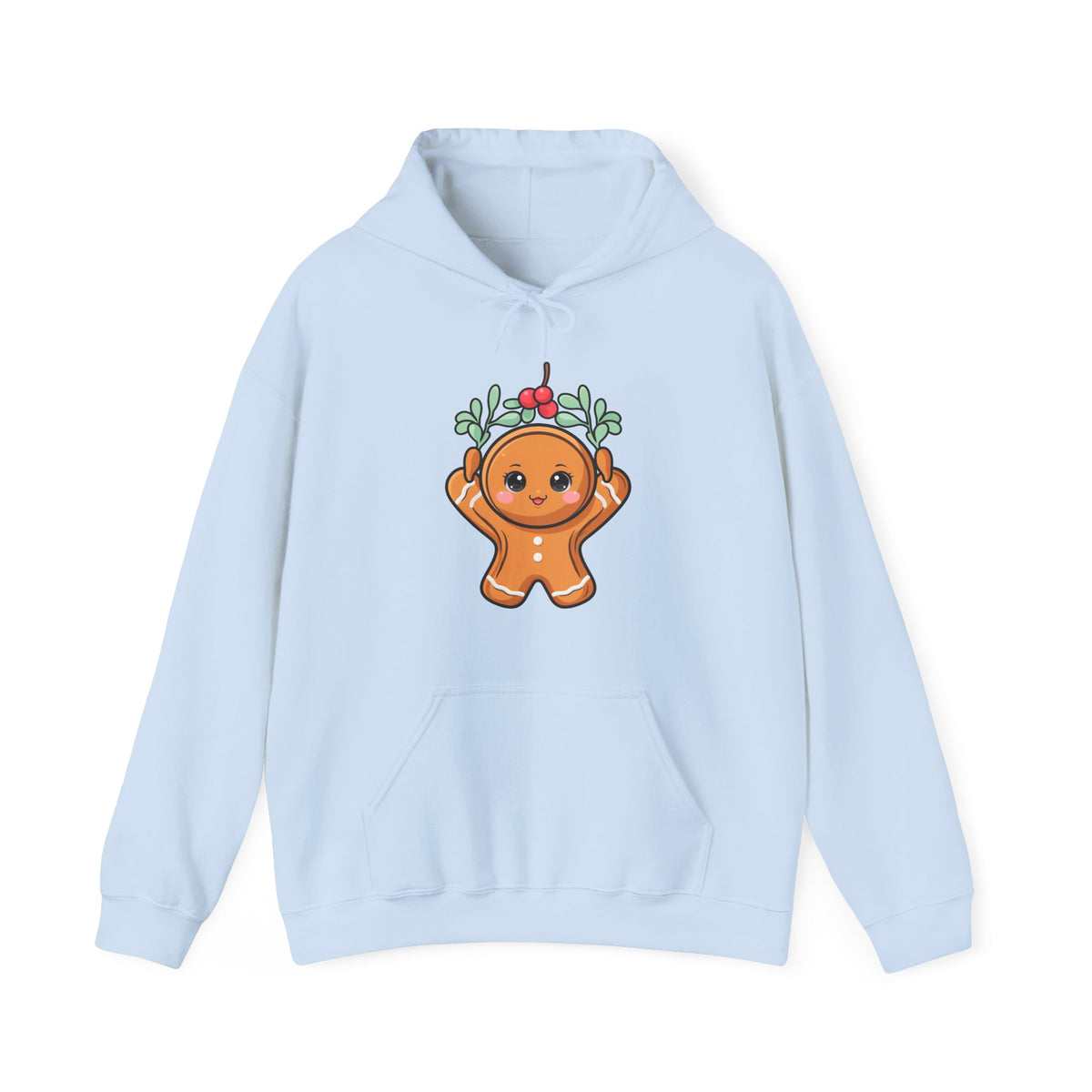 Kawaii Gingerbread Hoodie for Cute Holiday Cheer