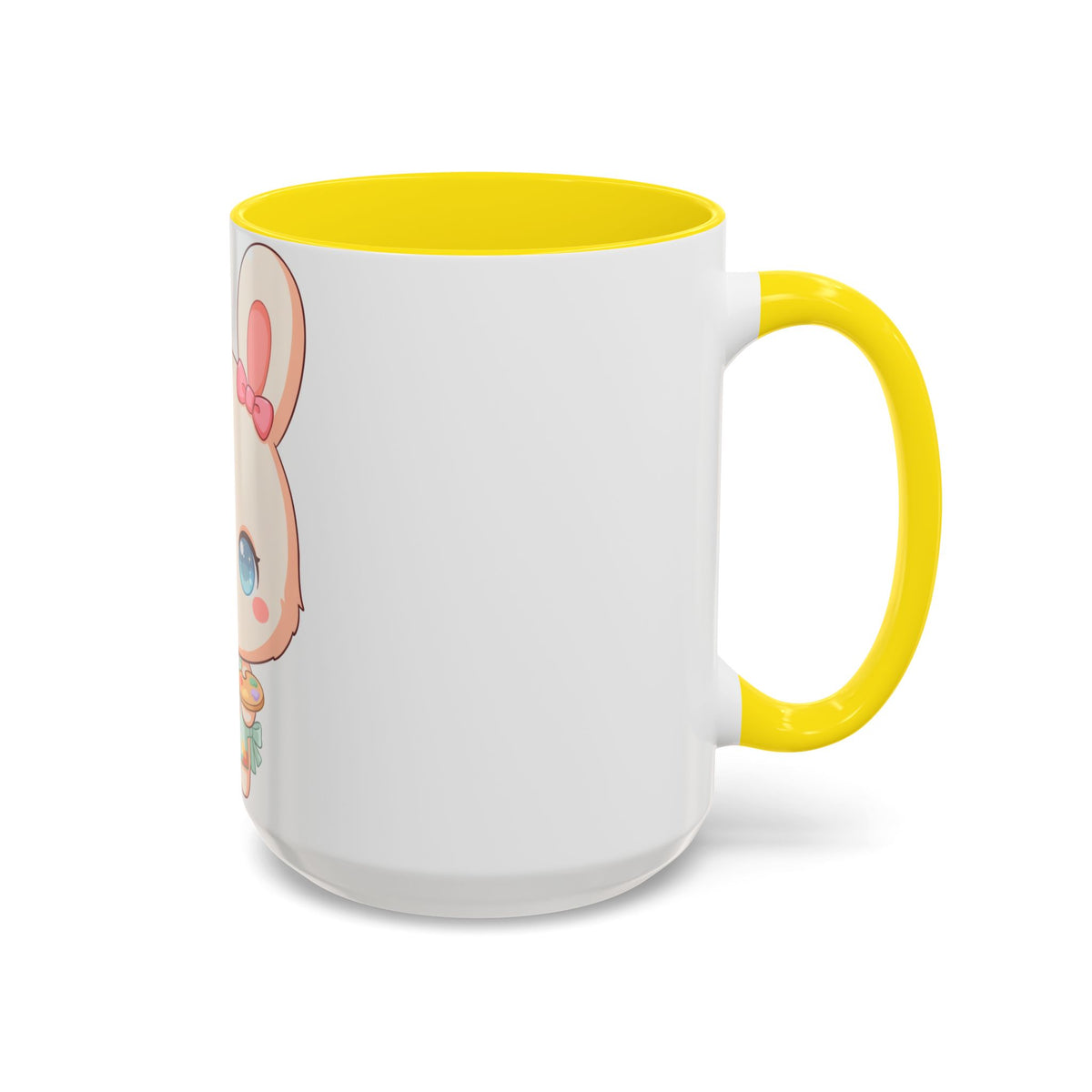 Kawaii Bunny Coffee Mug for Artists and Cute Art Lovers