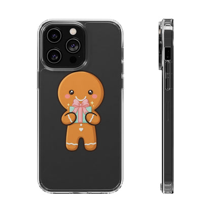 Gingerbread Man Phone Case, Cute Holiday Gift Design
