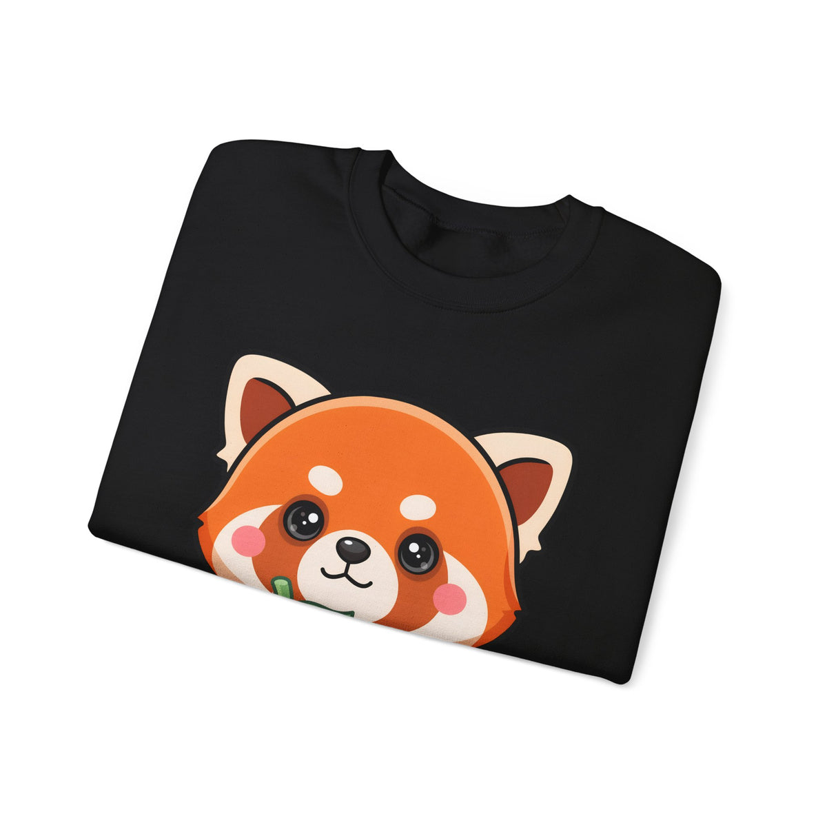 Kawaii Red Panda Sweatshirt, Cute Strawberry Hug Crewneck