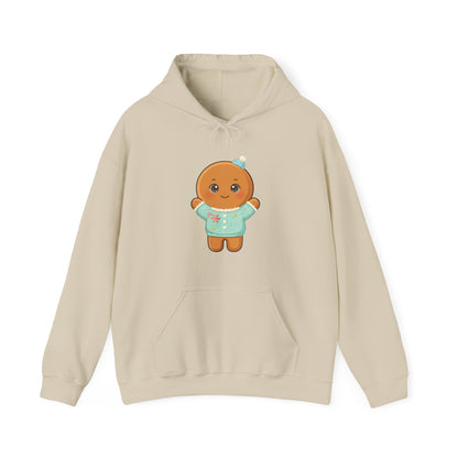 Kawaii Gingerbread Hoodie for Cozy Christmas Cheer