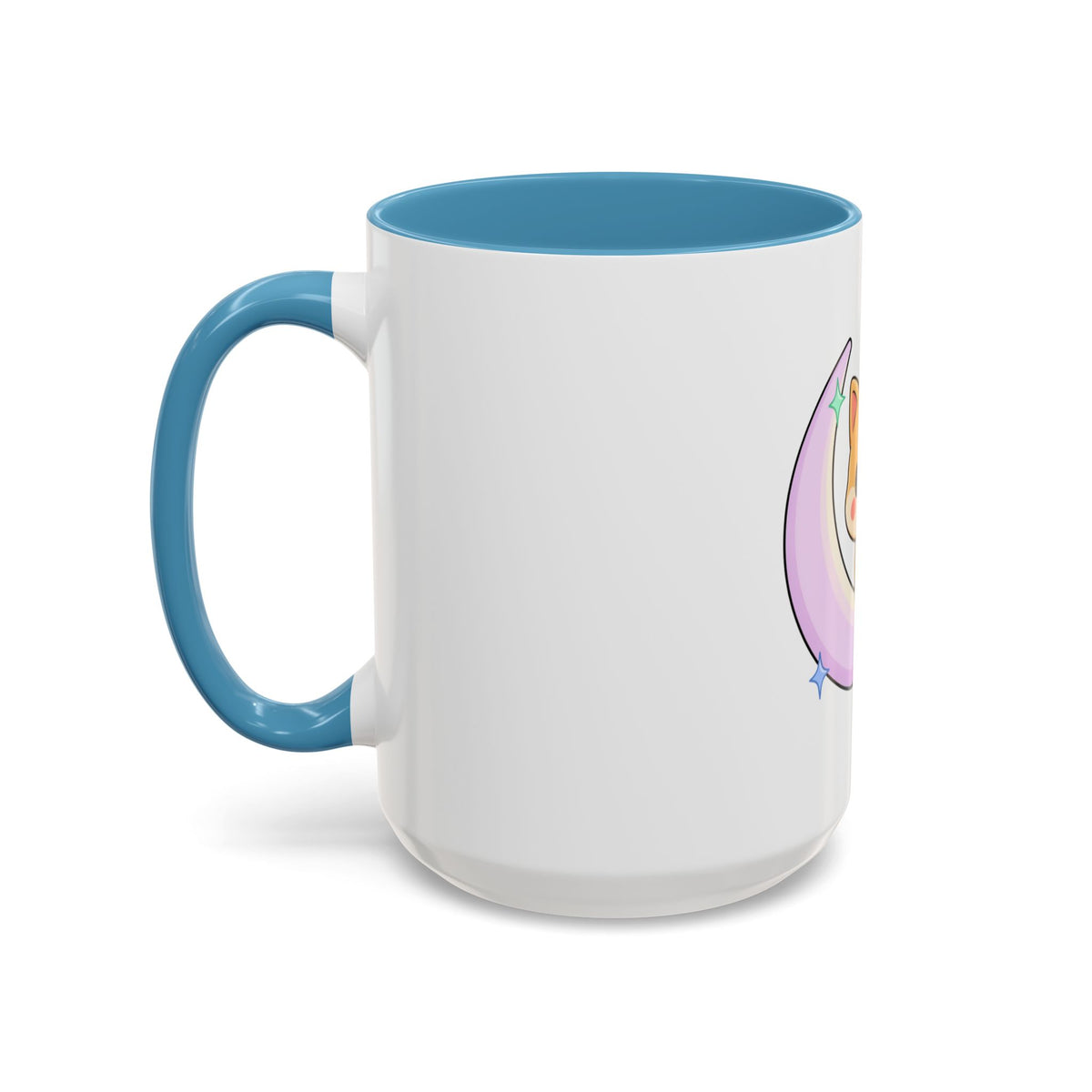 Kawaii Shiba Inu Accent Coffee Mug, Moon Puppy Gift