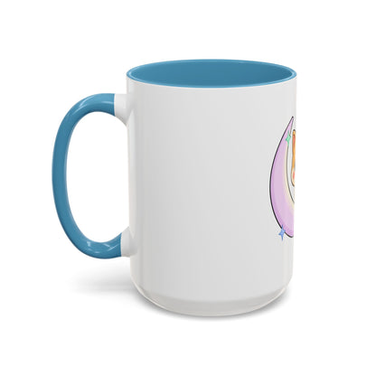 Kawaii Shiba Inu Accent Coffee Mug, Moon Puppy Gift