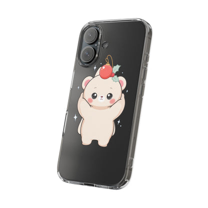 Kawaii Christmas Bear Phone Case for Cozy Holiday Days