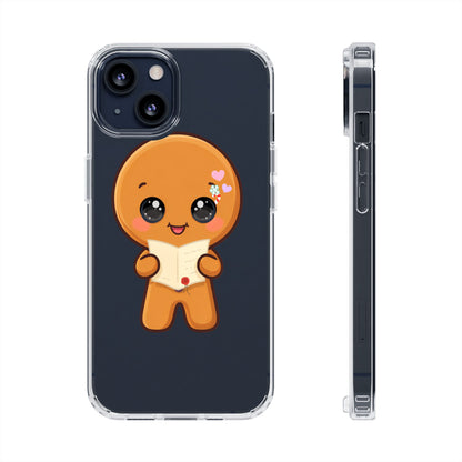 Gingerbread Man Phone Case, Cute Christmas Letter Reader