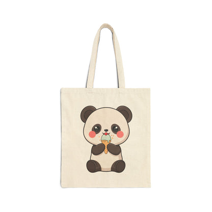 Kawaii Panda Tote Bag for Cute Art Lovers