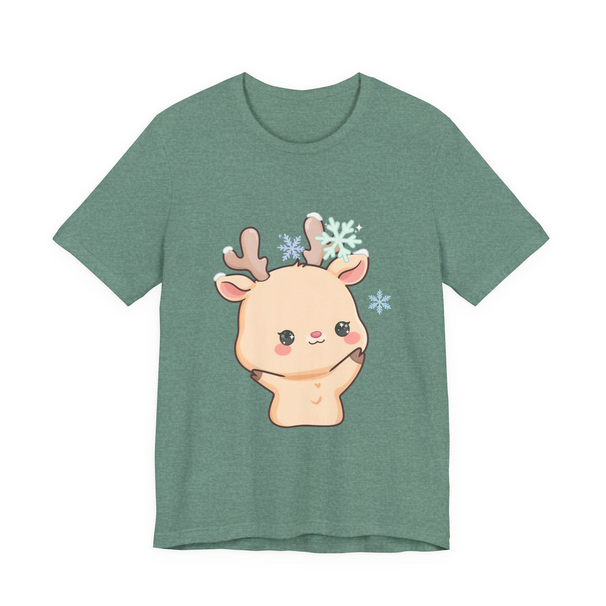 Kawaii Reindeer T-Shirt for Cute Winter Outfits