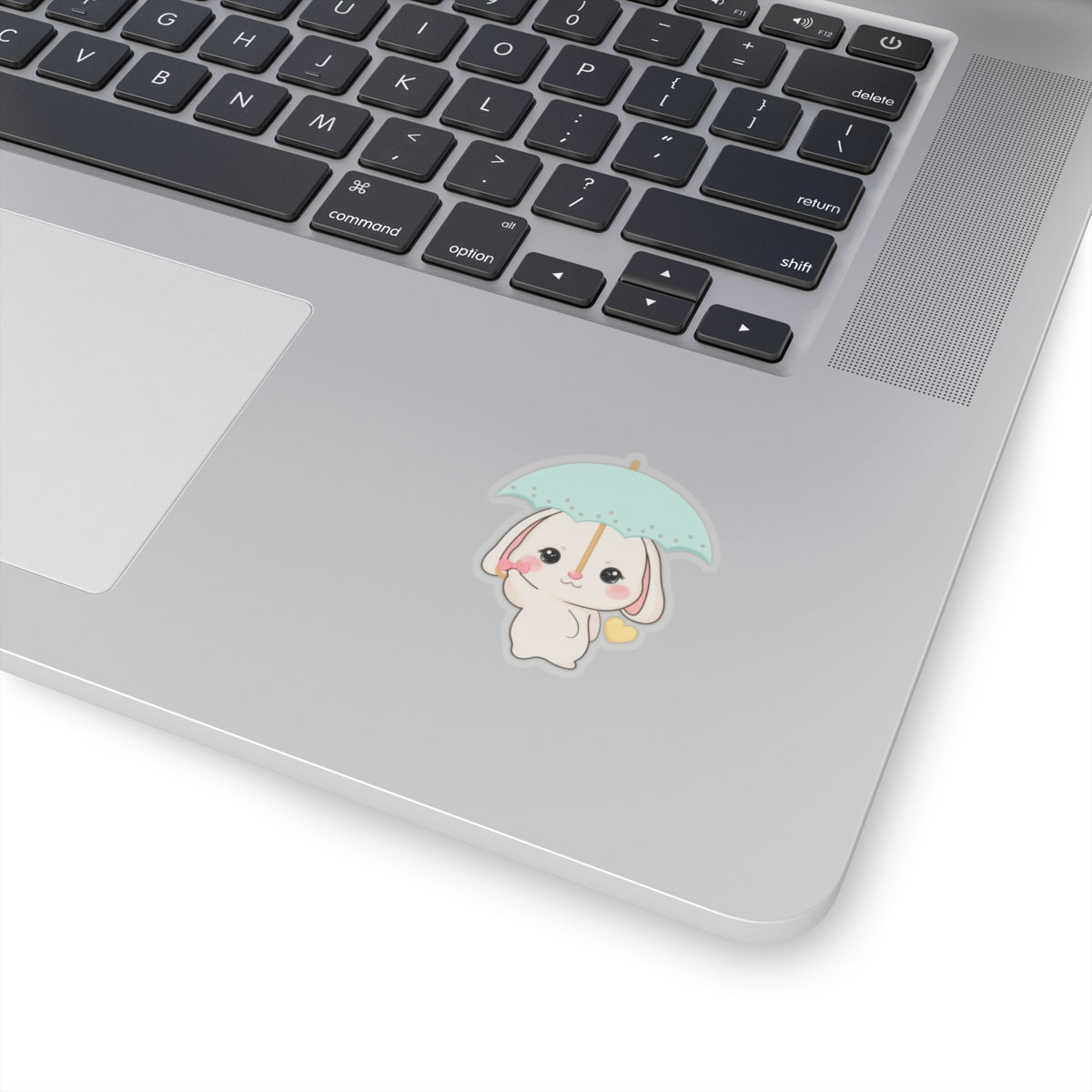 Kawaii Bunny Sticker with Umbrella | Cute Vinyl Decal