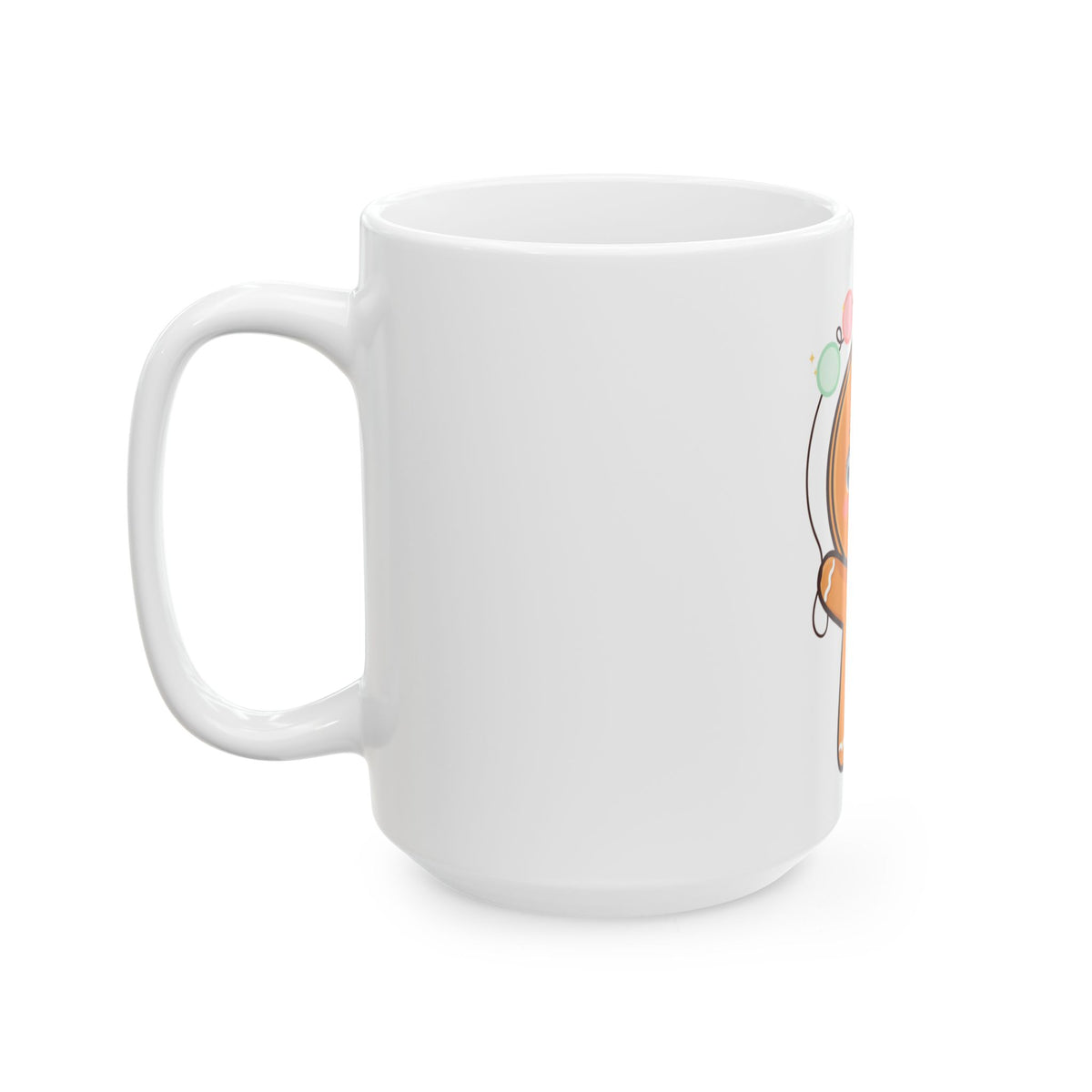 Kawaii Gingerbread Mug for Cozy Holiday Cheer