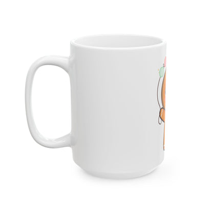 Kawaii Gingerbread Mug for Cozy Holiday Cheer