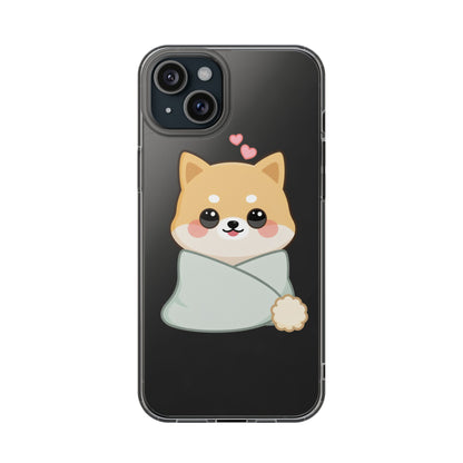 Kawaii Shiba Inu Phone Case, Cozy Valentine Gift