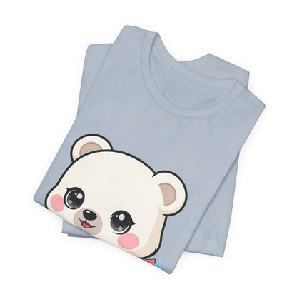 Kawaii Ice Skating Polar Bear Tee for Winter Gift Giving
