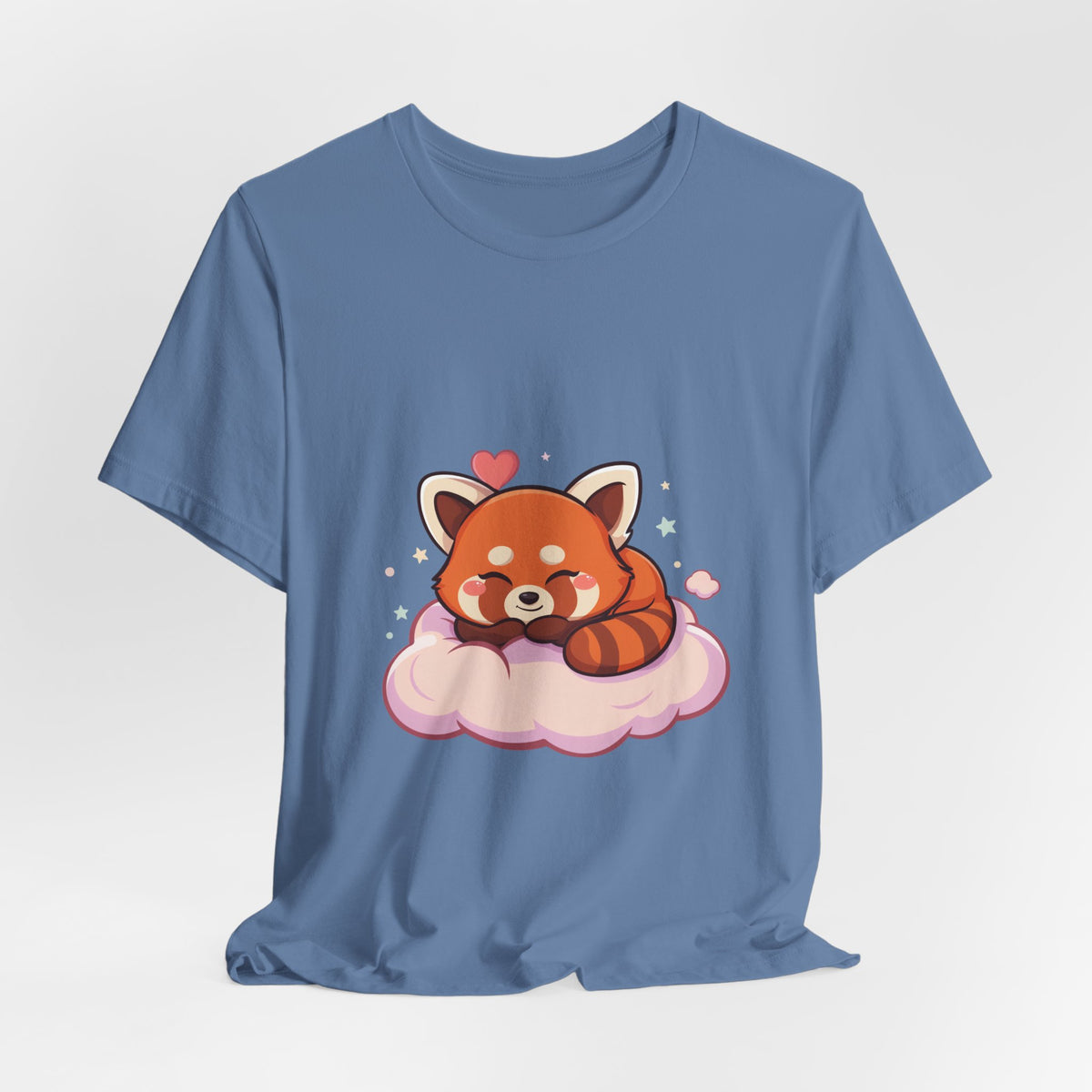 Kawaii Red Panda T-Shirt, Cute Sleeping Animal Tee