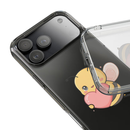 Kawaii Bee Clear Impact-Resistant Phone Case