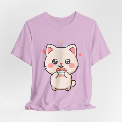 Kawaii Sushi Cat T-Shirt for Cat and Sushi Lovers