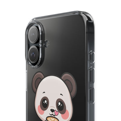 Kawaii Panda Latte Clear Impact-Resistant Case