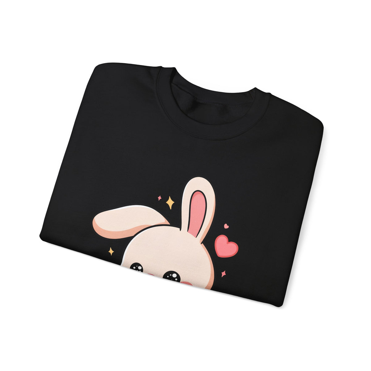Kawaii Bunny Skateboard Sweatshirt, Cute Chibi Rabbit