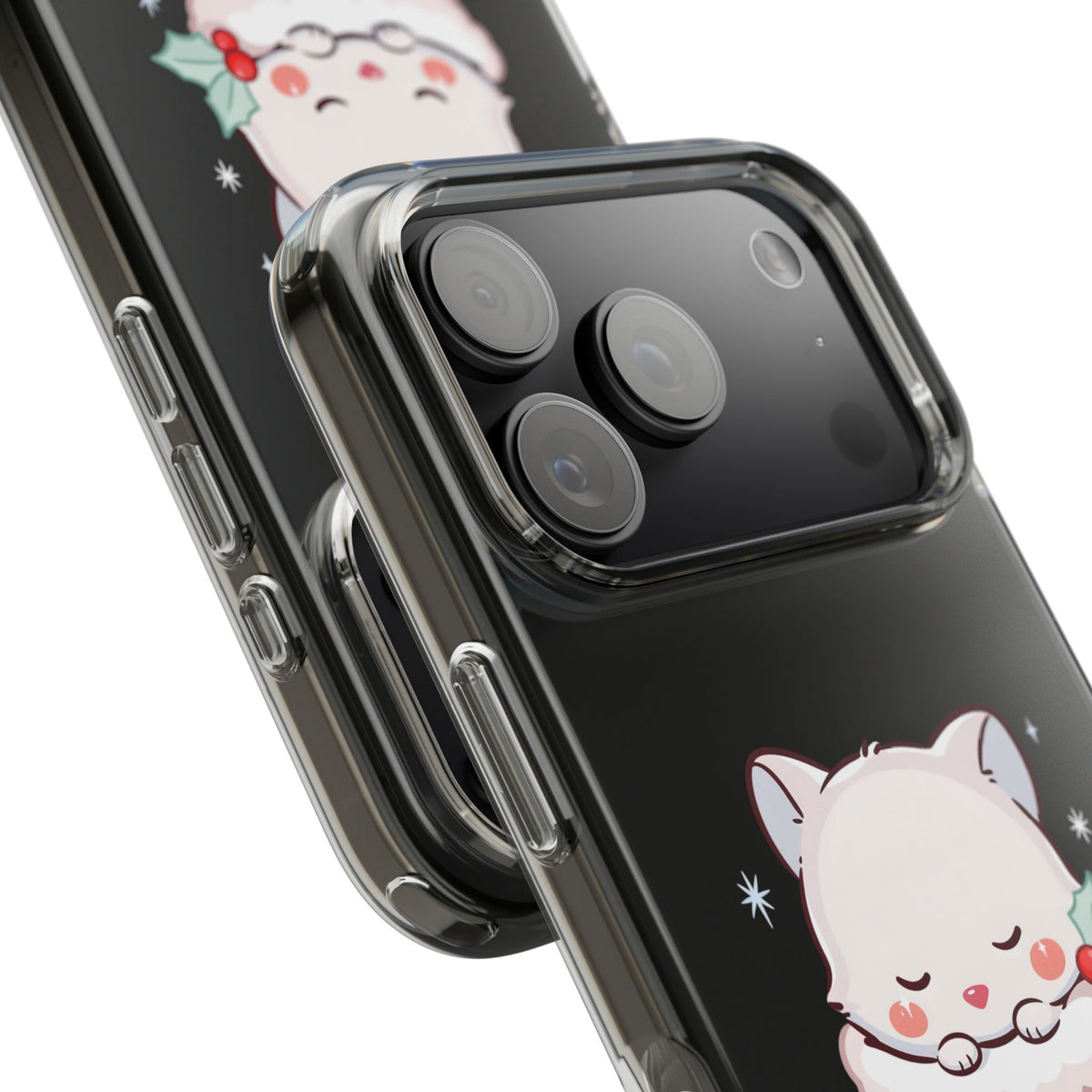 Christmas Fox Phone Case, Cute Holiday Stocking Gift