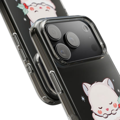 Christmas Fox Phone Case, Cute Holiday Stocking Gift