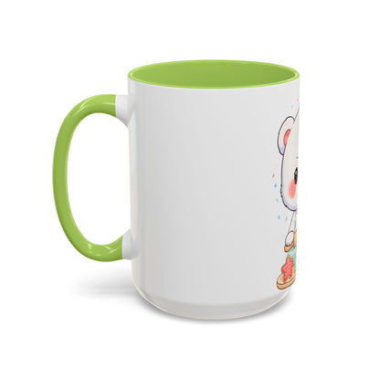 Christmas Cookie Polar Bear Accent Coffee Mug