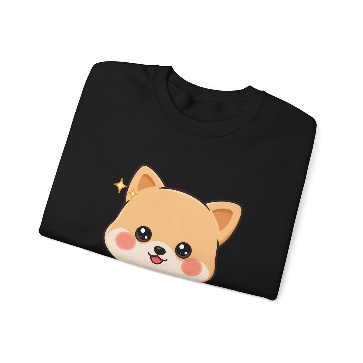 Kawaii Shiba Inu Sweatshirt, Cute Puppy Crewneck
