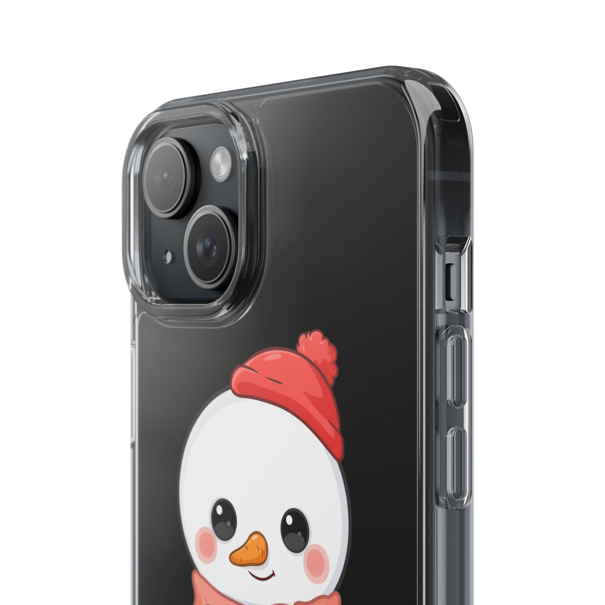 Kawaii Snowman Phone Case Reading to Santa