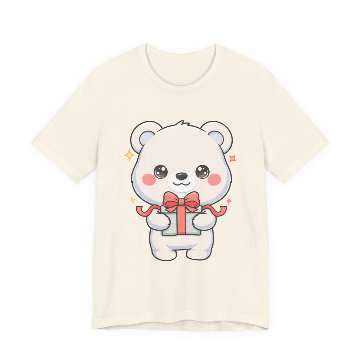 Kawaii Polar Bear Gift T-Shirt for Cute Holiday Cheer