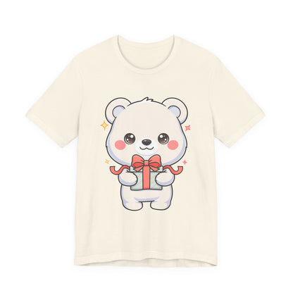 Kawaii Polar Bear Gift T-Shirt for Cute Holiday Cheer