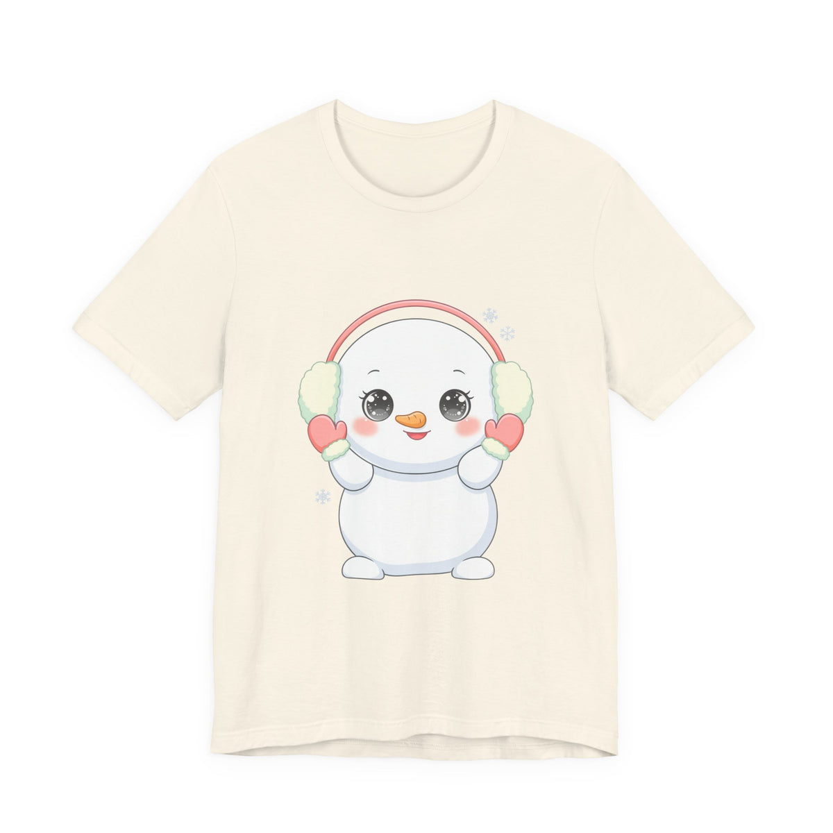 Kawaii Snowman T-Shirt for Cute Winter Style