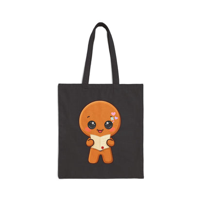 Christmas Gingerbread Tote Bag for Holiday Gift Giving