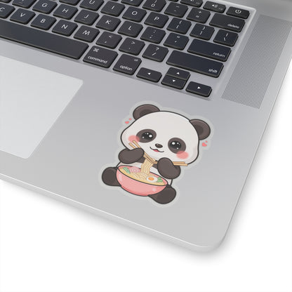 Kawaii Panda Ramen Sticker for Cozy Desk Decor