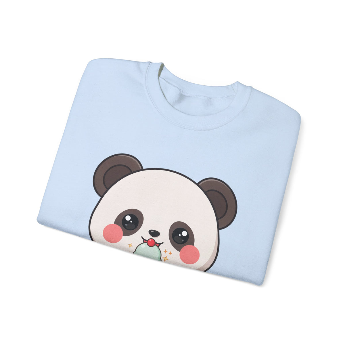 Kawaii Panda Sweatshirt – Cute Ice Cream Crewneck