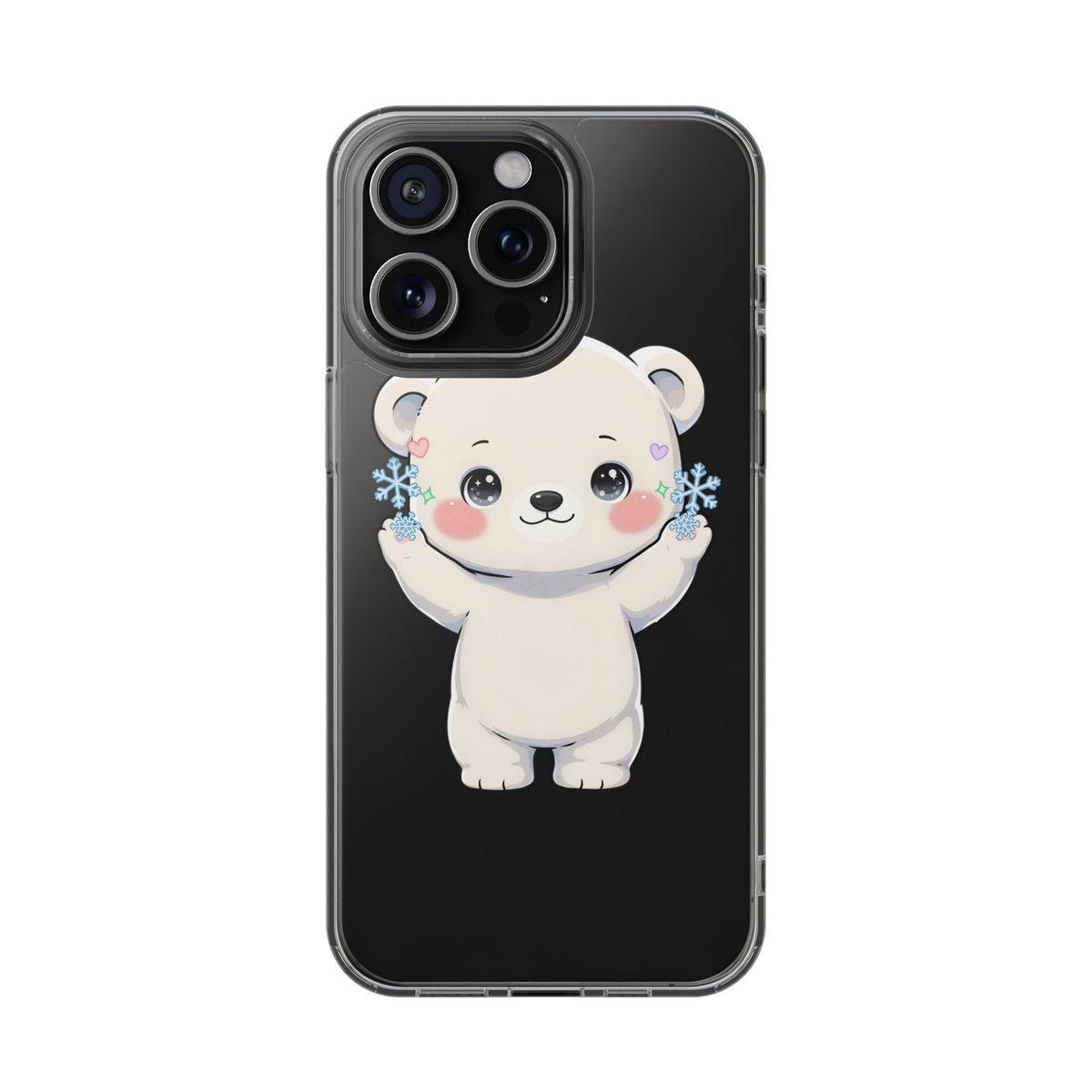 Kawaii Polar Bear Phone Case for a Cozy Winter Gift