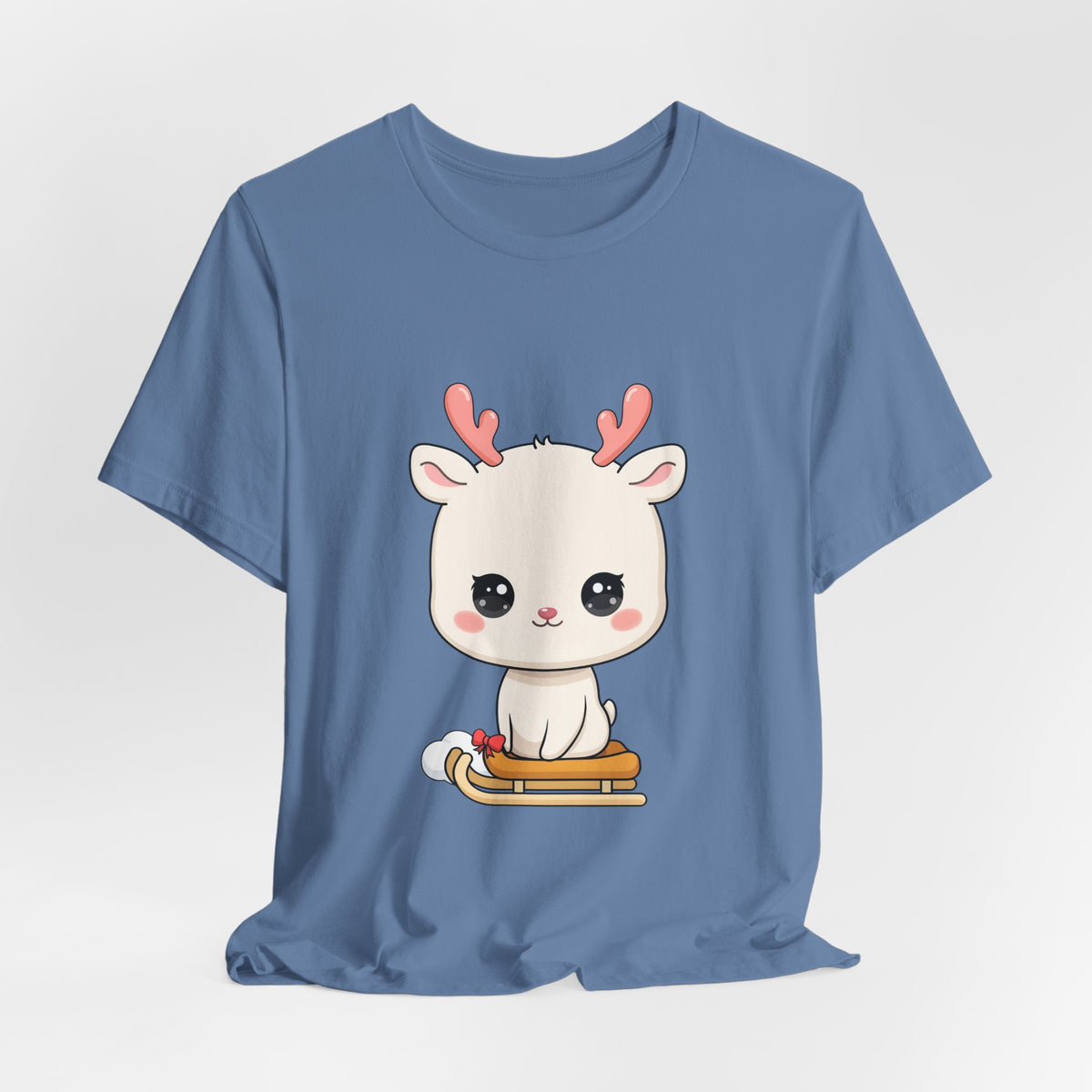 Kawaii Reindeer T-Shirt for Cozy Winter Days