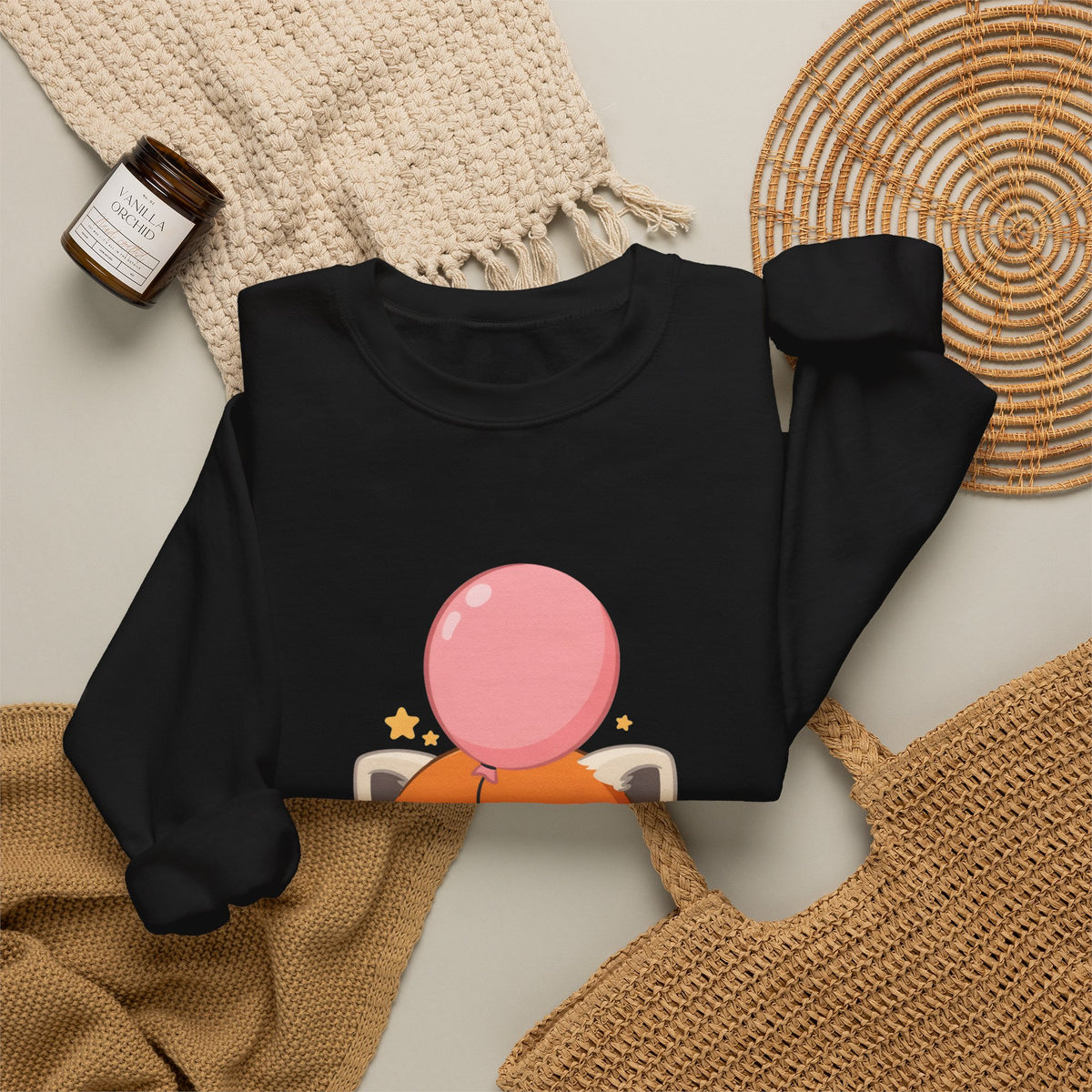 Kawaii Red Panda Sweatshirt, Cute Balloon Animal Gift