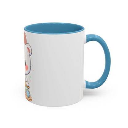 Christmas Cookie Polar Bear Accent Coffee Mug