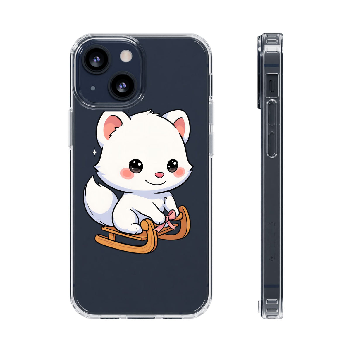 Kawaii Arctic Fox Phone Case for Cute Animal Lovers